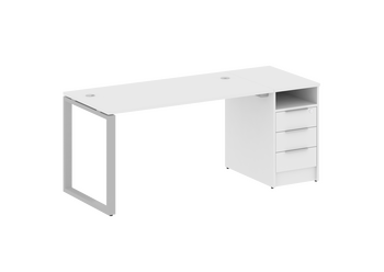 Стол-станция METALL SYSTEM на О-образном м/к с опорной тумбой БО.РС-СТП -1.3 1812*720*750